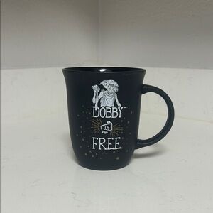 Dobby Is Free Black Ceramic Mug
